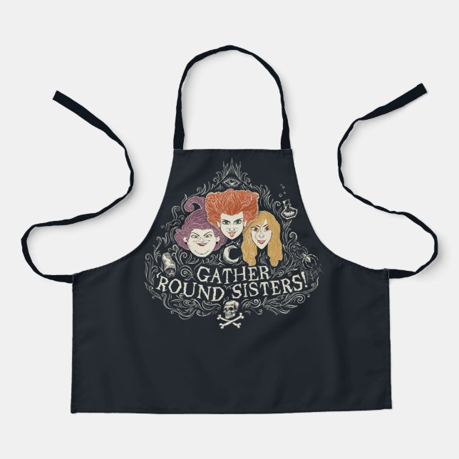 Hocus Pocus Gather 'Round Sisters Apron (Front)