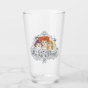 Hocus Pocus Gather 'Round Sisters Glass