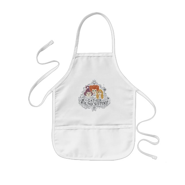 Hocus Pocus Gather 'Round Sisters Kids' Apron (Front)