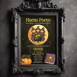 Hocus Pocus Halloween Birthday Party Invitation