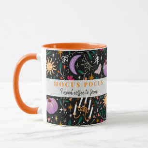 Hocus Pocus Halloween Coffee Funny Cute Spooky Mug