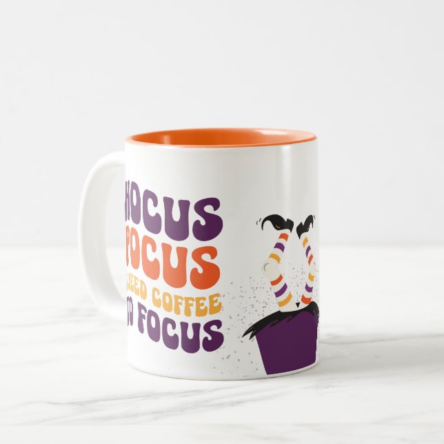 Hocus Pocus Halloween Coffee Mug (Front Left)
