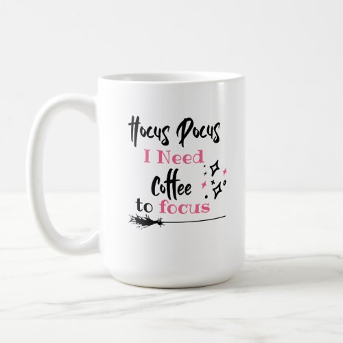 Hocus Pocus Halloween Coffee Mug Pink