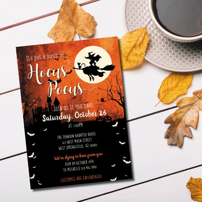Hocus Pocus Halloween Invitation (Creator Uploaded)