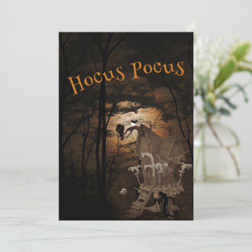 Hocus Pocus Halloween Party Invitation