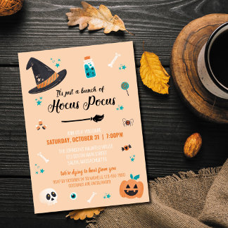 Hocus Pocus Halloween Party Invitation