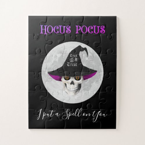 HOCUS POCUS Halloween Scary Witch Jigsaw Puzzle