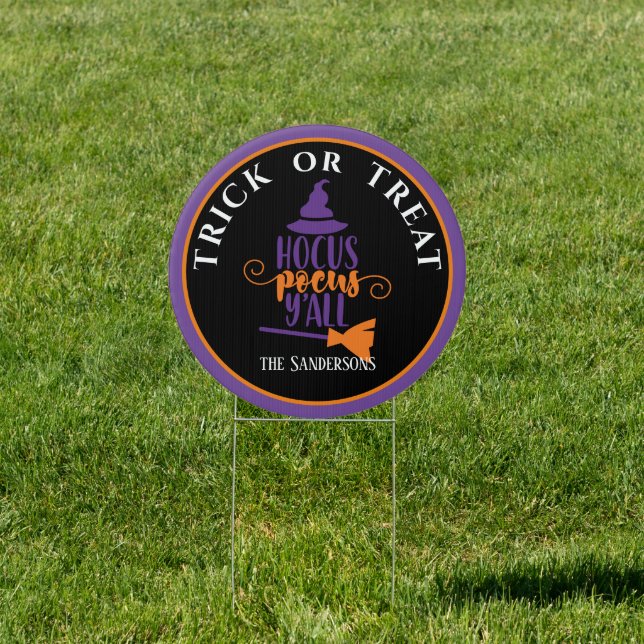 Hocus Pocus HALLOWEEN  Sign (Insitu)