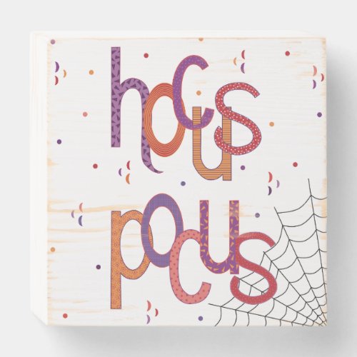 Hocus Pocus Halloween Sign Wood