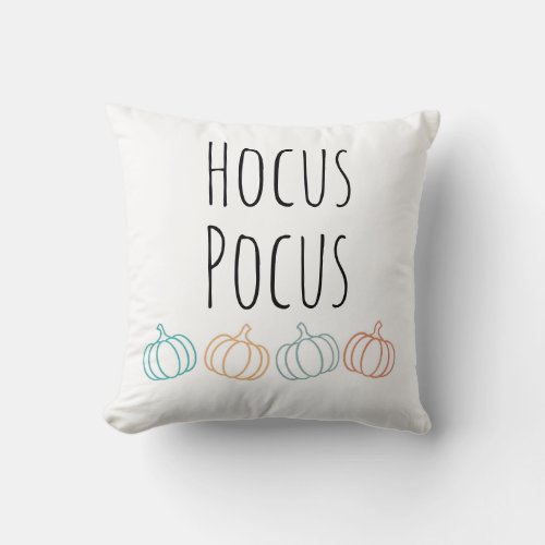 Hocus Pocus Halloween Throw Pillow