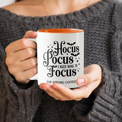 Hocus Pocus Halloween Two_Tone Coffee Mug