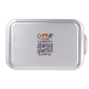 Hocus Pocus Halloween Witches Cauldron Broom Cat M Cake Pan