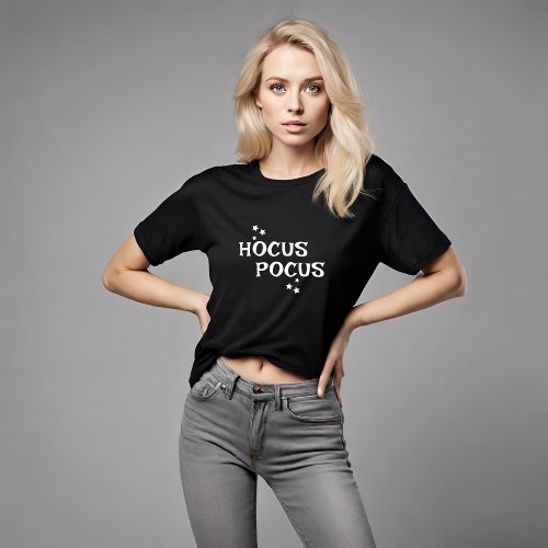 Hocus Pocus Halloween Womens Black T_Shirt