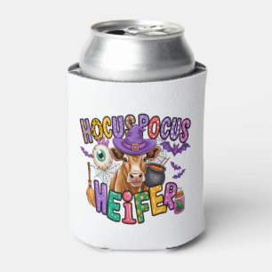 Hocus Pocus Heifer Halloween Cow Can Cooler