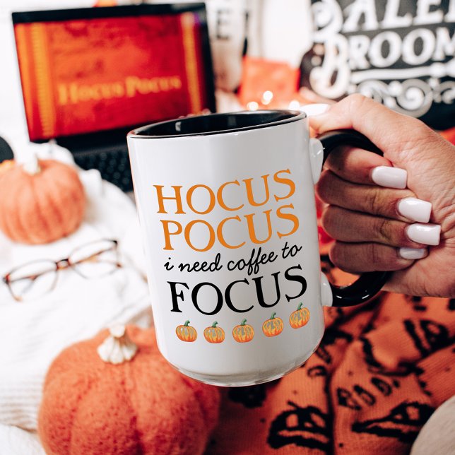 Hocus Pocus I Need Coffee to Focus Mug (Creator Uploaded)