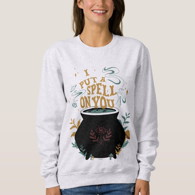 Hocus Pocus I Put a Spell on You Cauldron Sweatshirt (Front)