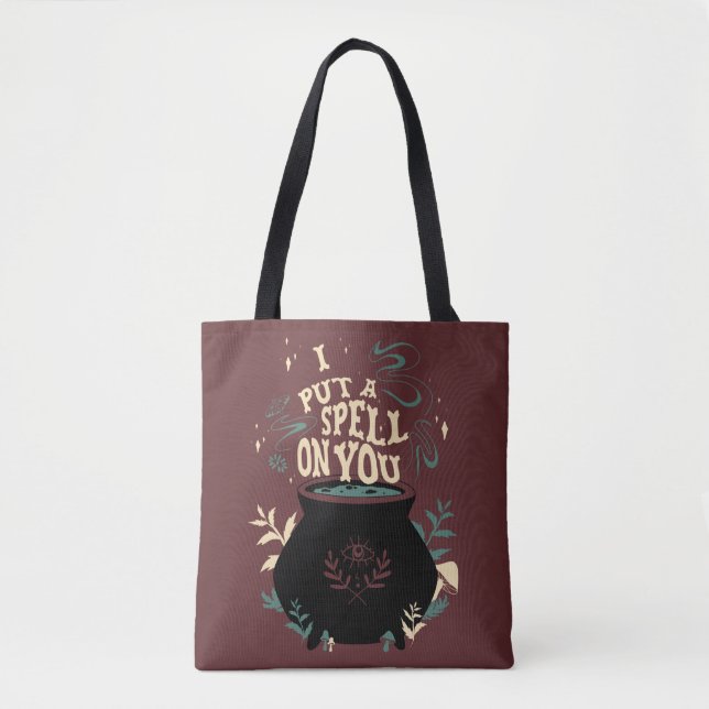 Hocus Pocus I Put a Spell on You Cauldron Tote Bag (Front)