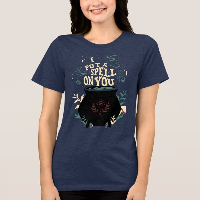 Hocus Pocus I Put a Spell on You Cauldron Tri-Blend Shirt (Front)