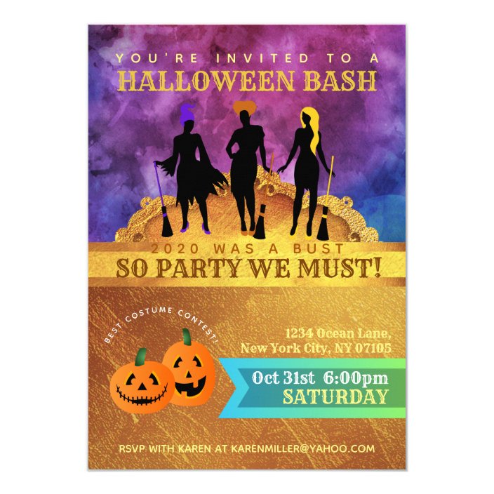 Hocus Pocus Invitations | Zazzle.com