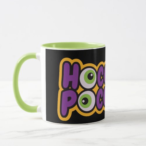 Hocus Pocus Modern Orange and Black Halloween Mug