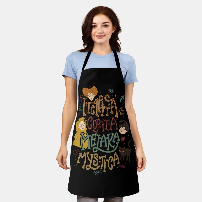 Hocus Pocus Mystical Spell Incantation Apron (Worn)