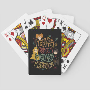 Hocus Pocus Mystical Spell Incantation Poker Cards