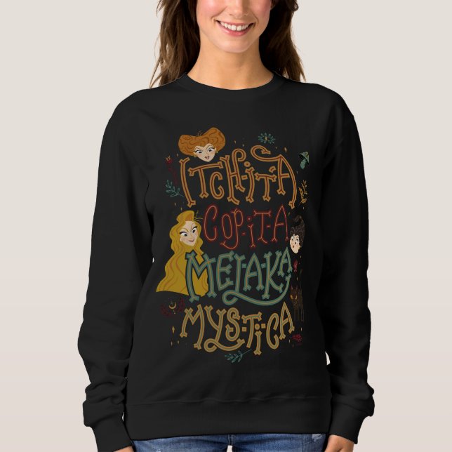 Hocus Pocus Mystical Spell Incantation Sweatshirt (Front)