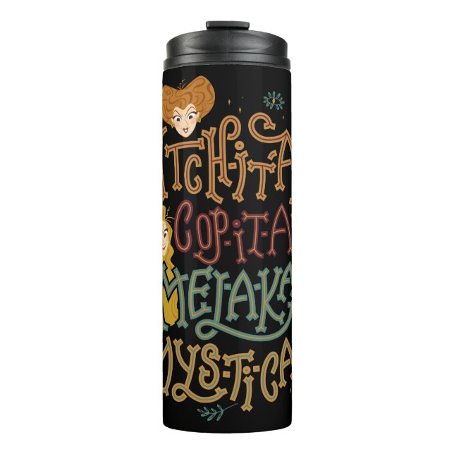 Hocus Pocus Mystical Spell Incantation Thermal Tumbler (Front)
