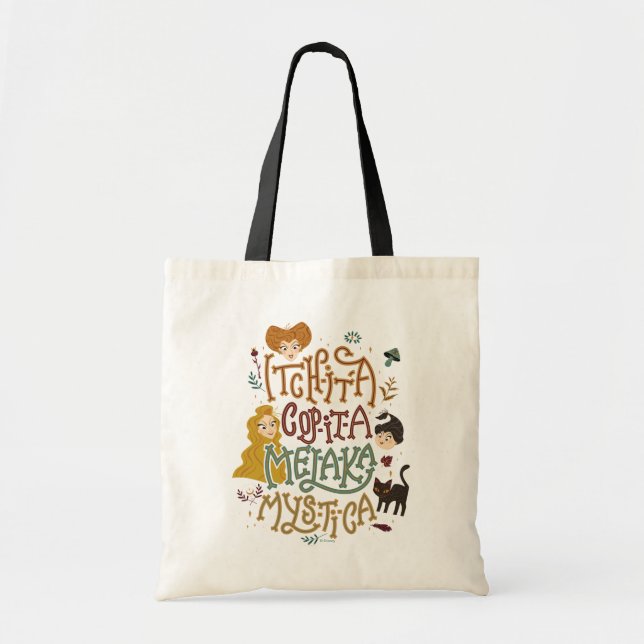 Hocus Pocus Mystical Spell Incantation Tote Bag (Front)