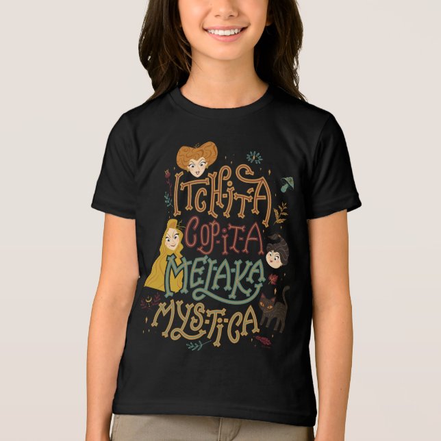 Hocus Pocus Mystical Spell Incantation Tri-Blend Shirt (Front)
