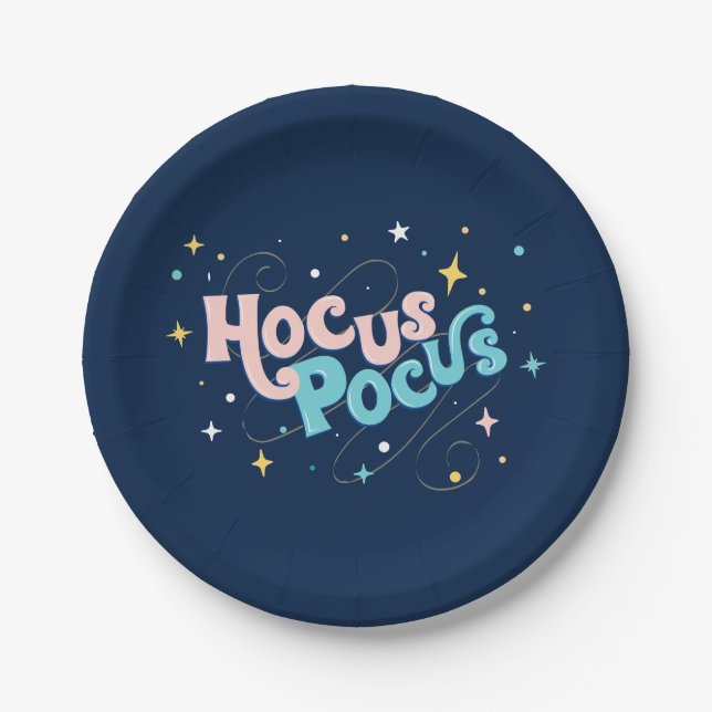 Hocus Pocus Paper Plate (Front)