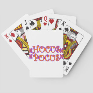 Hocus Pocus Poker Cards
