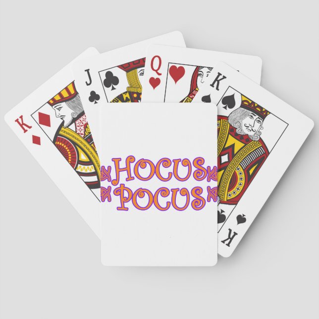 Hocus Pocus Poker Cards (Back)