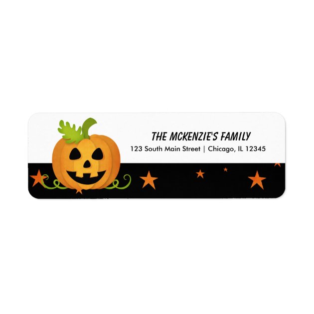 Hocus Pocus Pumpkin Label