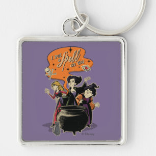 Hocus Pocus Retro Spellcasting Cauldron Keychain