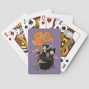 Hocus Pocus Retro Spellcasting Cauldron Poker Cards