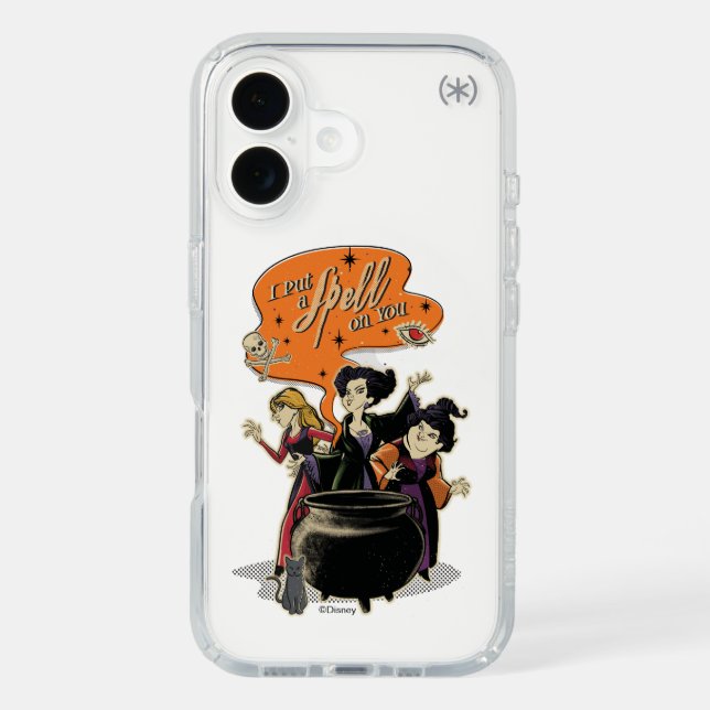 Hocus Pocus Retro Spellcasting Cauldron Speck iPhone Case (Front)