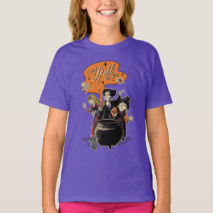 Hocus Pocus Retro Spellcasting Cauldron T-Shirt
