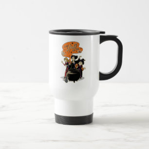 Hocus Pocus Retro Spellcasting Cauldron Travel Mug