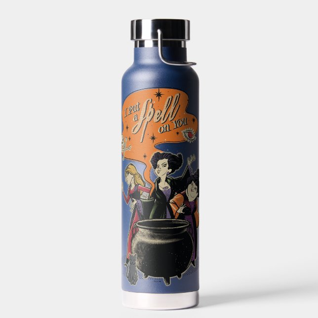Hocus Pocus Retro Spellcasting Cauldron Water Bottle (Left)