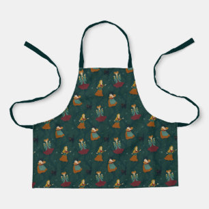 Hocus Pocus Sanderson Sisters Forest Pattern Apron