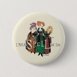 Hocus Pocus Sanderson Sisters Spellbound Button
