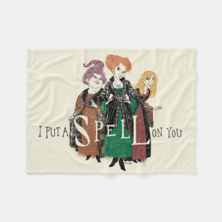 Hocus Pocus Sanderson Sisters Spellbound Fleece Blanket