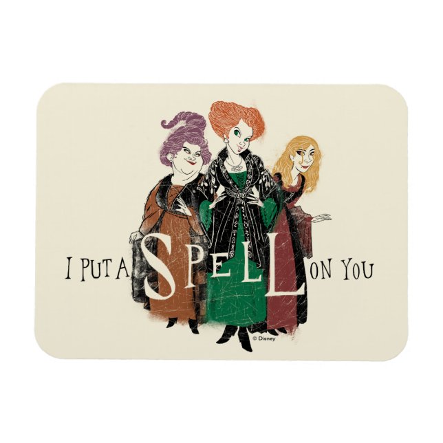 Hocus Pocus Sanderson Sisters Spellbound Magnet (Horizontal)