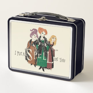 Hocus Pocus Sanderson Sisters Spellbound Metal Lunch Box