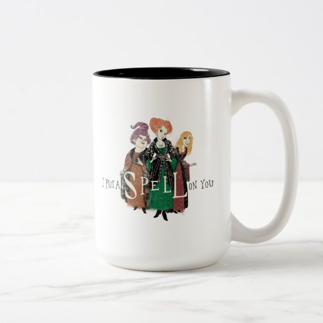 Hocus Pocus Sanderson Sisters Spellbound Two-Tone Coffee Mug (Right)