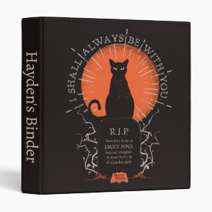 Hocus Pocus Thackery Binx Always With You 3 Ring Binder