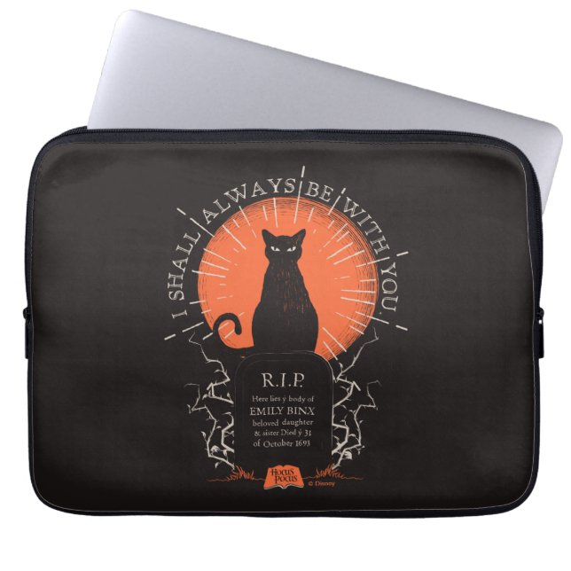 Hocus Pocus Thackery Binx Always With You Laptop Sleeve (Front)