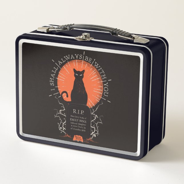 Hocus Pocus Thackery Binx Always With You Metal Lunch Box (Front)