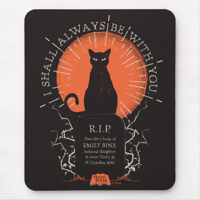 Hocus Pocus Thackery Binx Always With You Mouse Pad (Front)